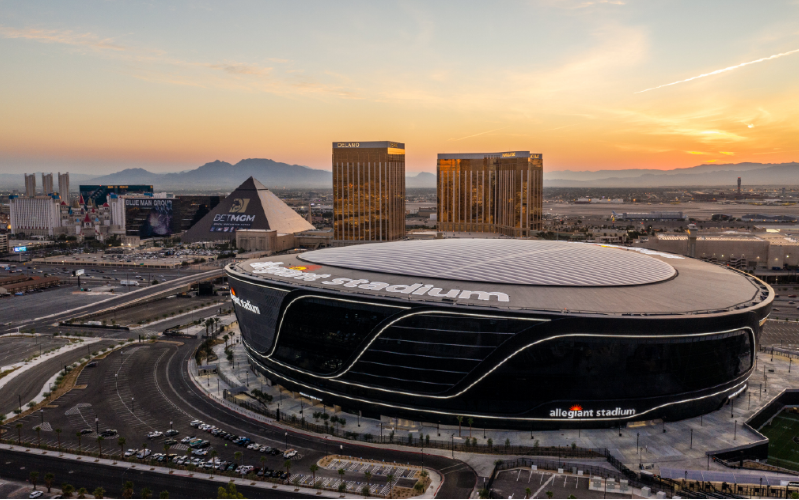 Allegiant Stadium, Home of the Las Vegas Raiders, becomes first NFL stadium  powered by 100% renewable energy