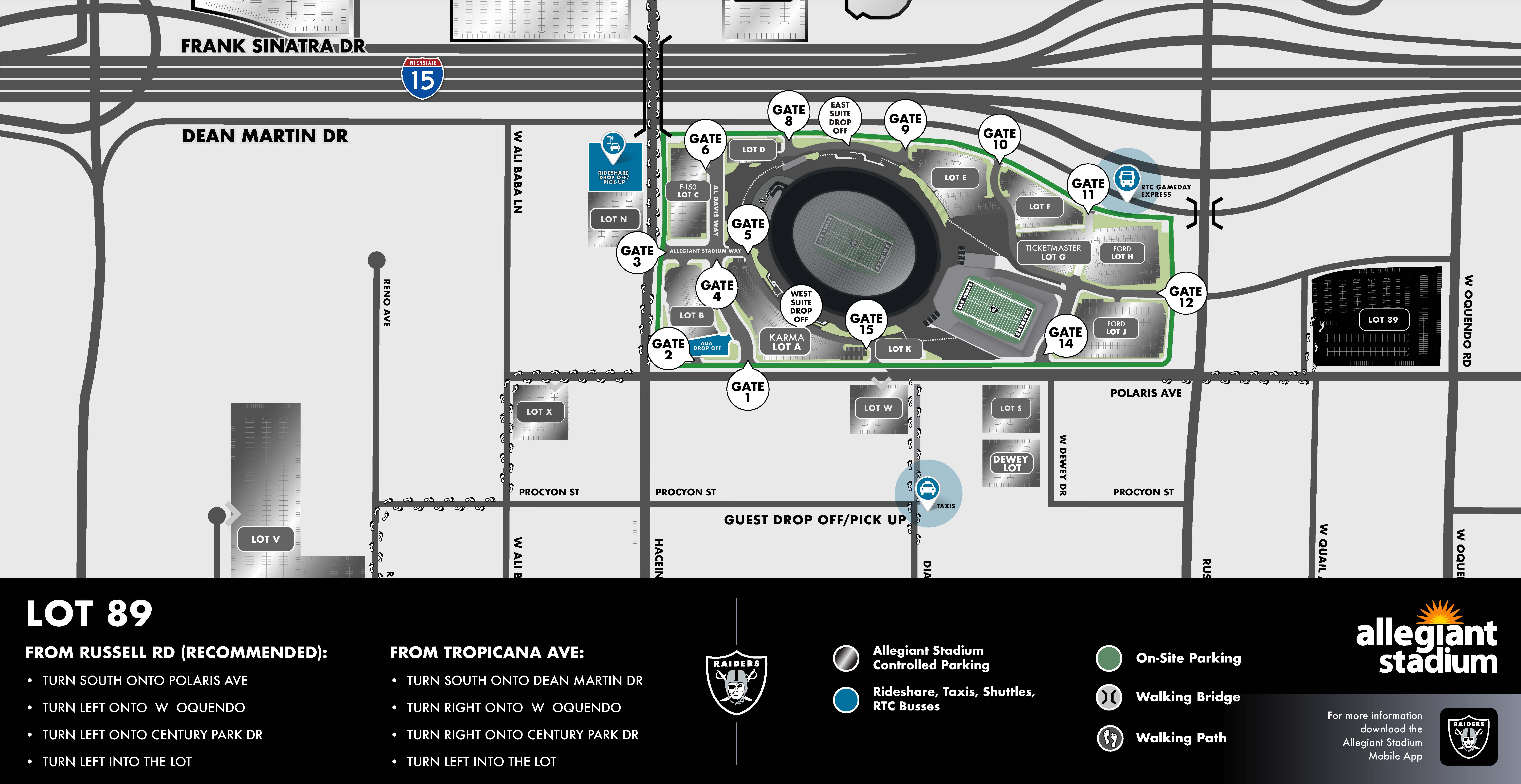 Lot 89 Parking Map