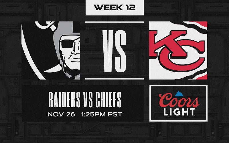 Raiders vs. Chiefs - Week 12