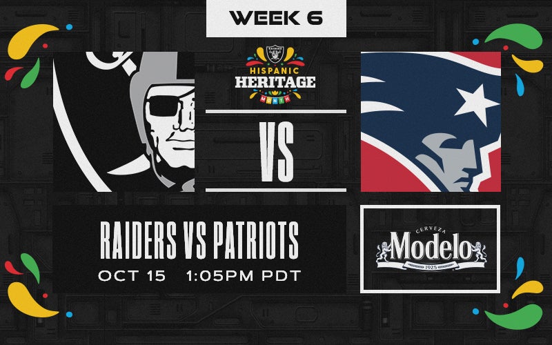 Las Vegas Raiders vs. New England Patriots Tickets Sun, Oct 15