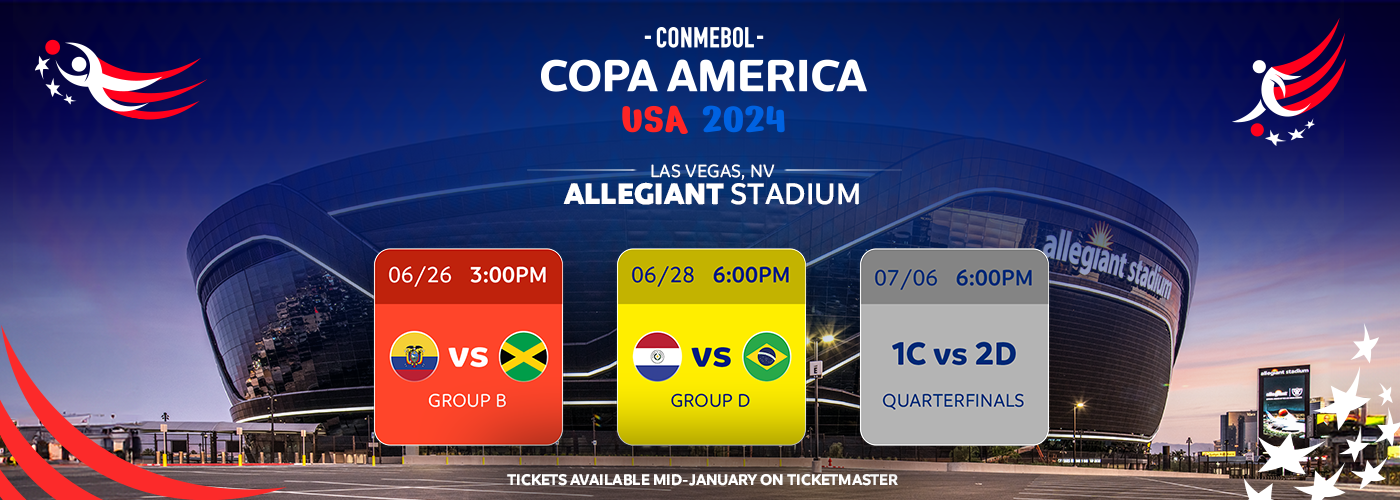 Allegiant Stadium prepares to host CONMEBOL Copa America 2024 with