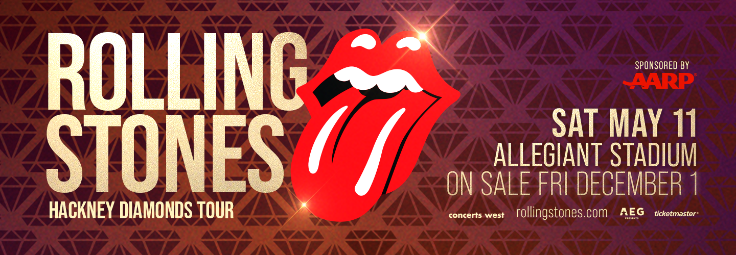 The Rolling Stones Stones Tour ‘24 HACKNEY DIAMONDS stops at Allegiant
