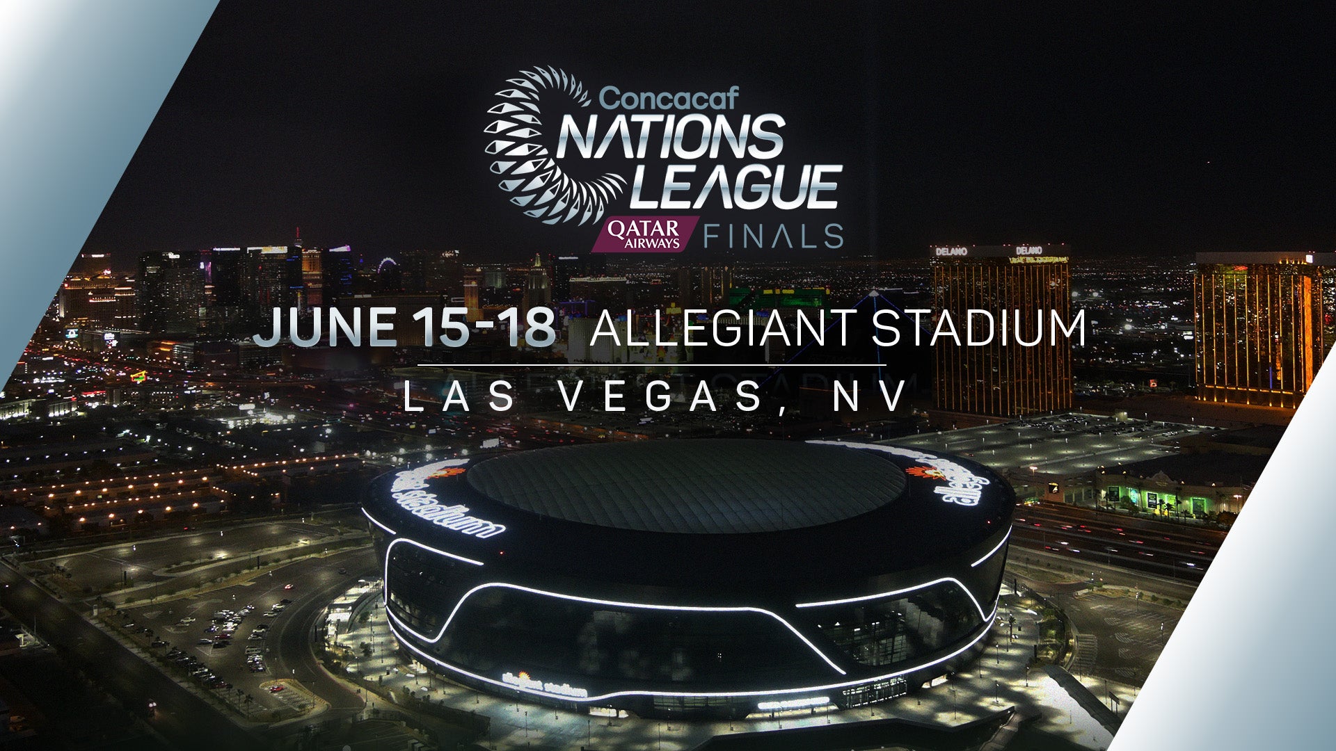 Las Vegas to host 2022/23 Concacaf Nations League Finals in June