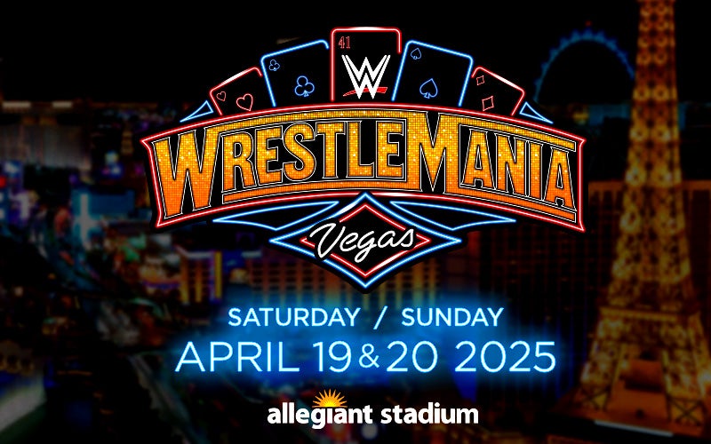 More Info for Allegiant Stadium to host WrestleMania 41 Saturday, April 19 & Sunday, April 20, 2025