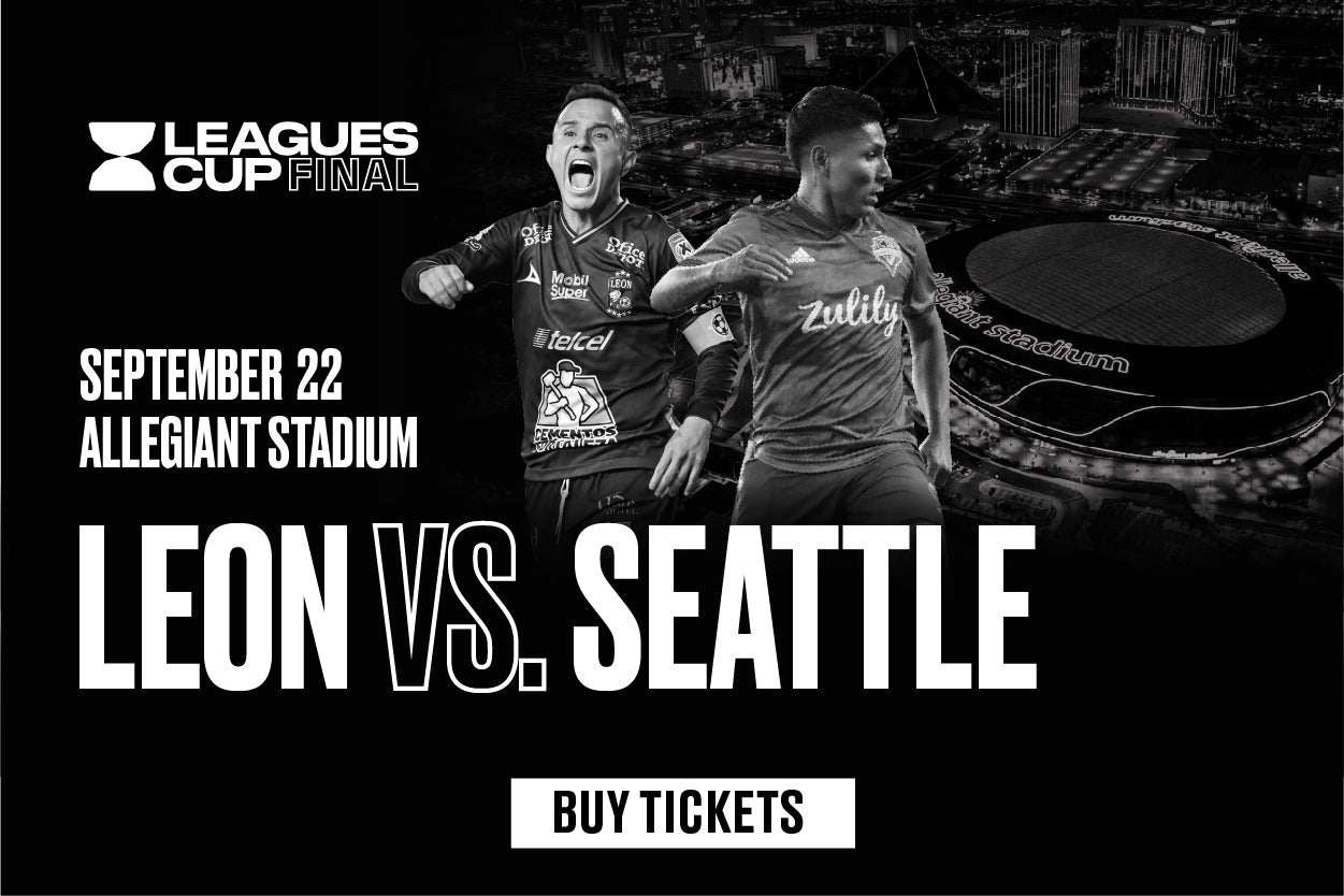 MLS vs. LIGA MX Leagues Cup Final Set: Seattle Sounders FC will face Club  León September 22 at Allegiant Stadium in Las Vegas | Allegiant Stadium