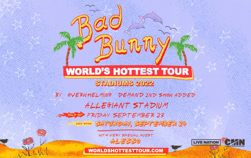 Bad Bunny Tour on X: WORLDs HOTTEST TOUR SETLIST ☀️❤️🏝 thanks Miguel for  the help* ✨🫶🏼  / X