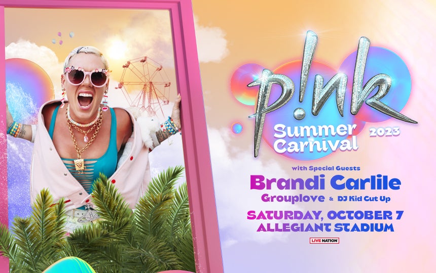 P!NK Announces Summer Carnival Stadium Tour with Special Guests Brandi