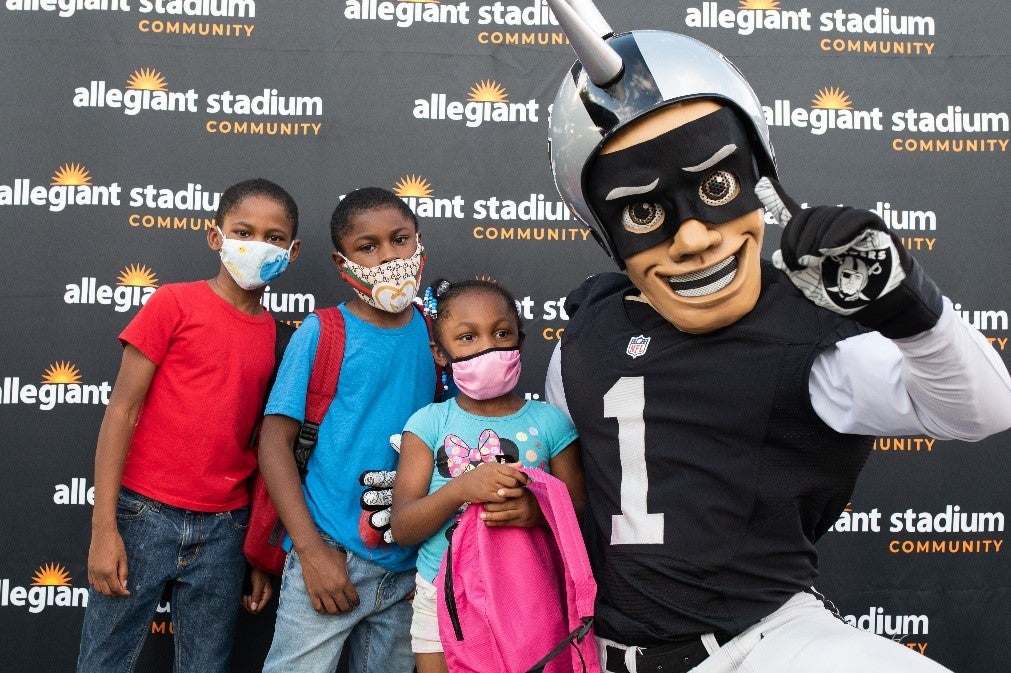 Raiders Foundation makes donation to support Nevada Youth Football